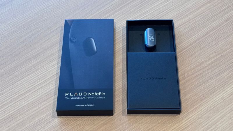 PLAUD NotePinの箱の中身