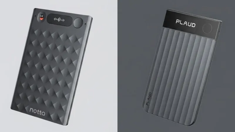 Notta MemoとPlaud Noteを徹底比較!選ぶべきAIボイスレコーダーはどっち?