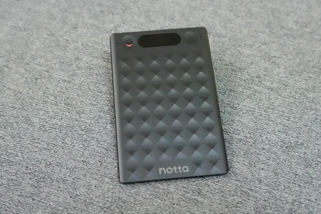 Notta Memo Type-Cのパッケージと開封直後の状態