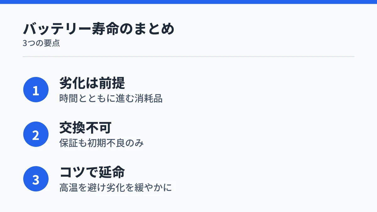 SOXAI RINGのバッテリー寿命のまとめ:劣化は前提・交換不可・コツで延命